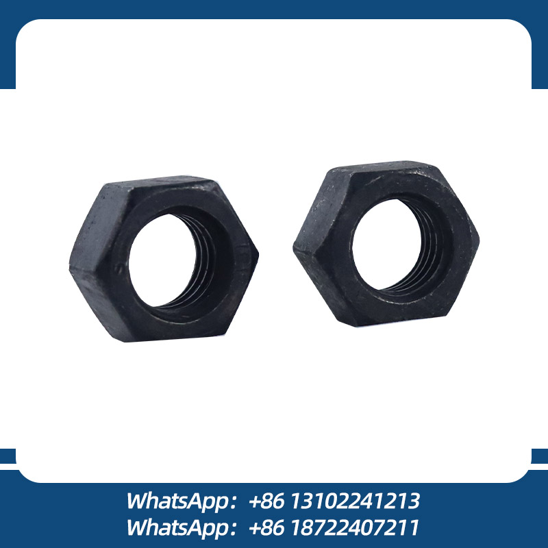 Tuerca hexagonal negro M8
