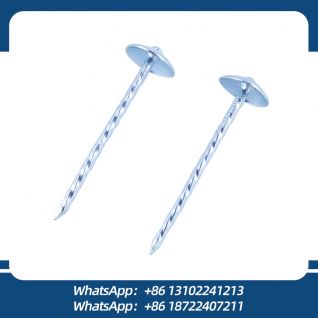 Zincado clavo para techo con golilla
