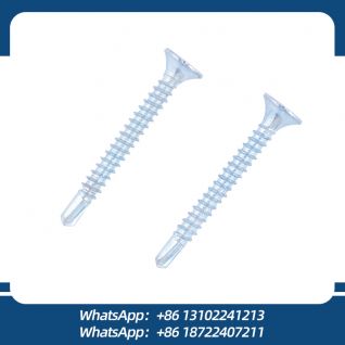 Tornillo Zincado Drywall Punta Broca Phillips 6*1-1/4